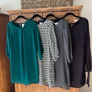 Like new bundle of 4 sheath dress from H&M